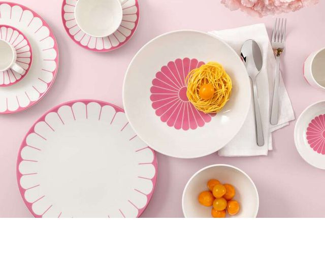 Pasta Plate Fleur Cassis Porcelain Villeroy E Boch