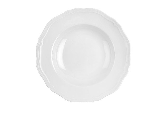 Soup plate antico doccia porcelain white