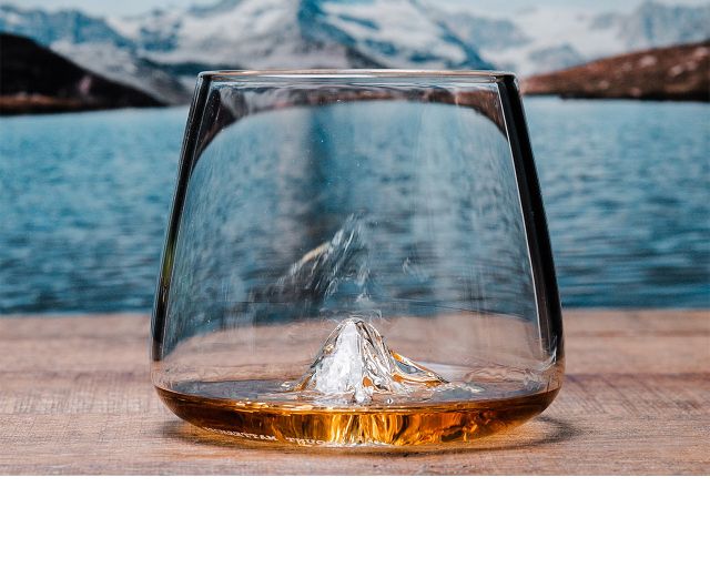Set Bicchieri Whisky Topographic Grand Canyonmatterhorn 2 Pezzi Alaskan Maker 189439 200gm