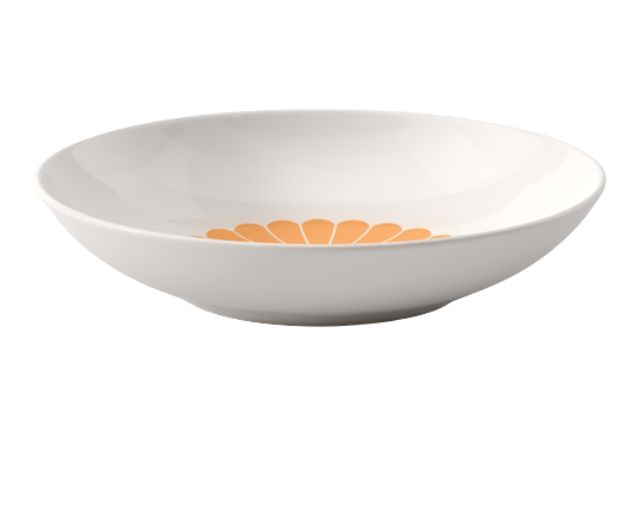 Piatto pasta fleur soleil porcellana