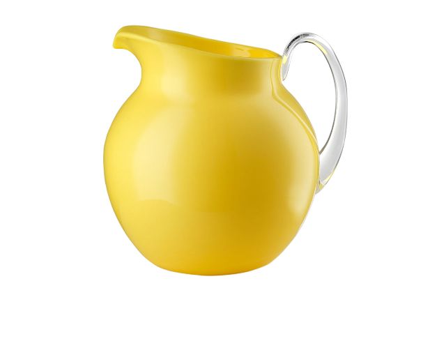 Brocca palla smalto giallo 3,0 lt