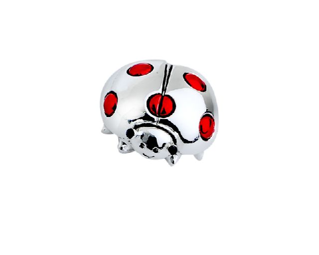 Ladybug small with red enamel
