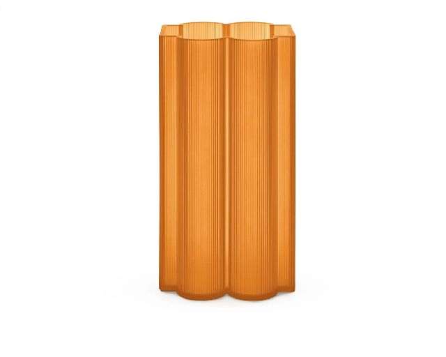 Vaso Okra Alto Arancione Kartell