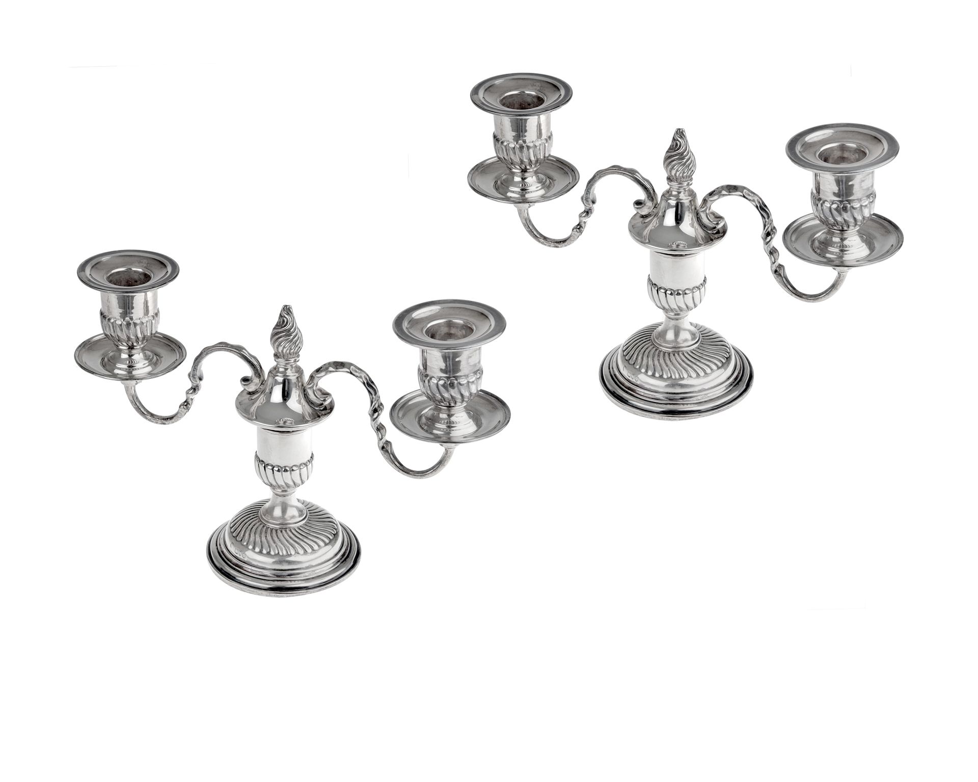 Candelholders Silver London Gb 1889 1890 E 1891 1892 Selezione Zanolli 136009 V801242