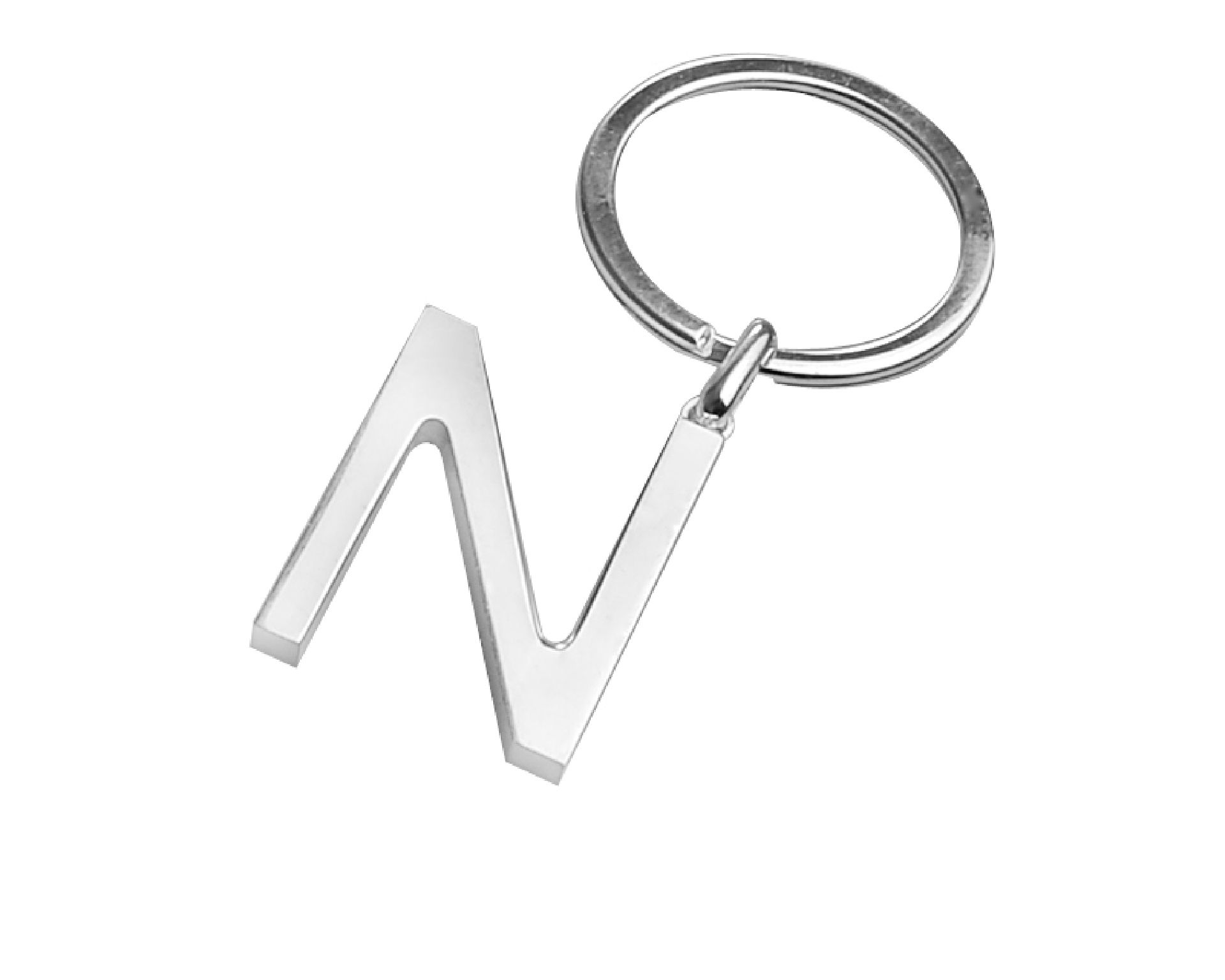 Keychain Silver N Letter Selezione Zanolli 10959 2vpcn