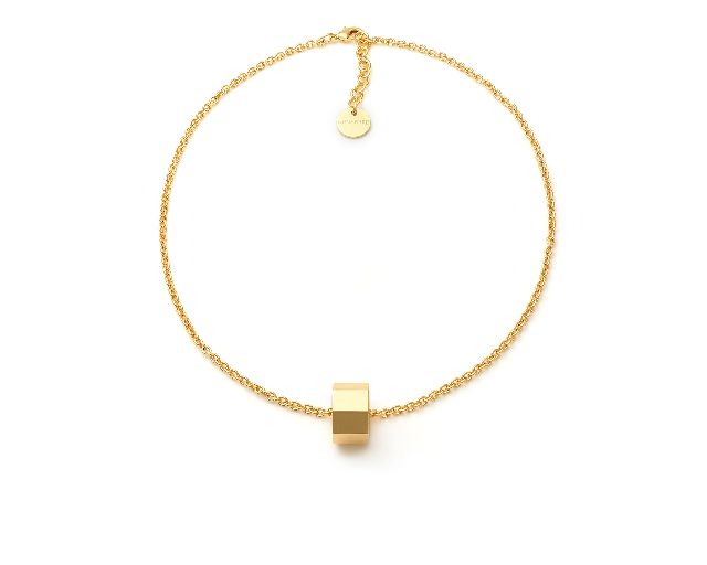 Necklace classica in gilded bronze