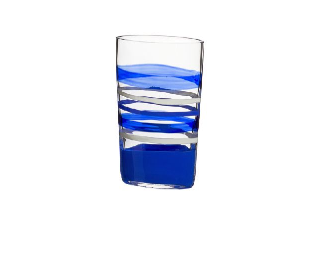 Vaso arco st. tropez vetro di murano