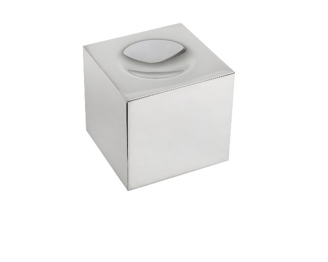 Cubo con pallina da golf in vetro