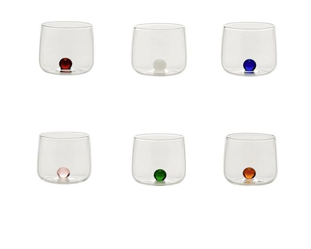 Confezione di bicchieri tumbler bilia 6 pezzi assortiti