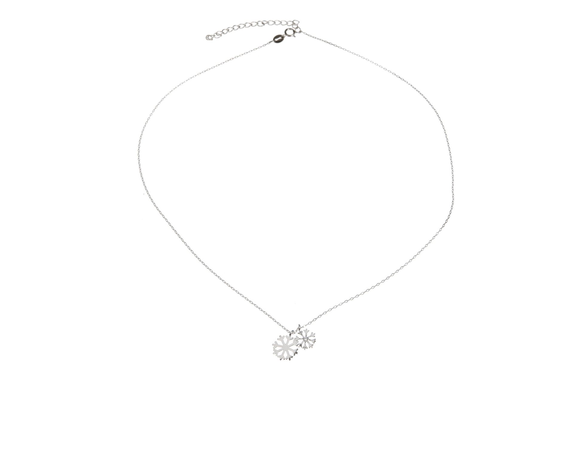 Necklace Silver With Snowflake With Zircons Selezione Zanolli 159527 935d4157hk0018r