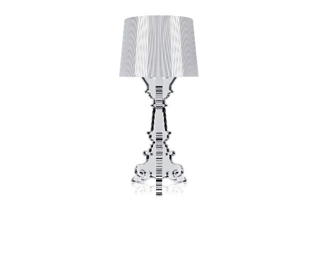 Table lamp bourgie silver