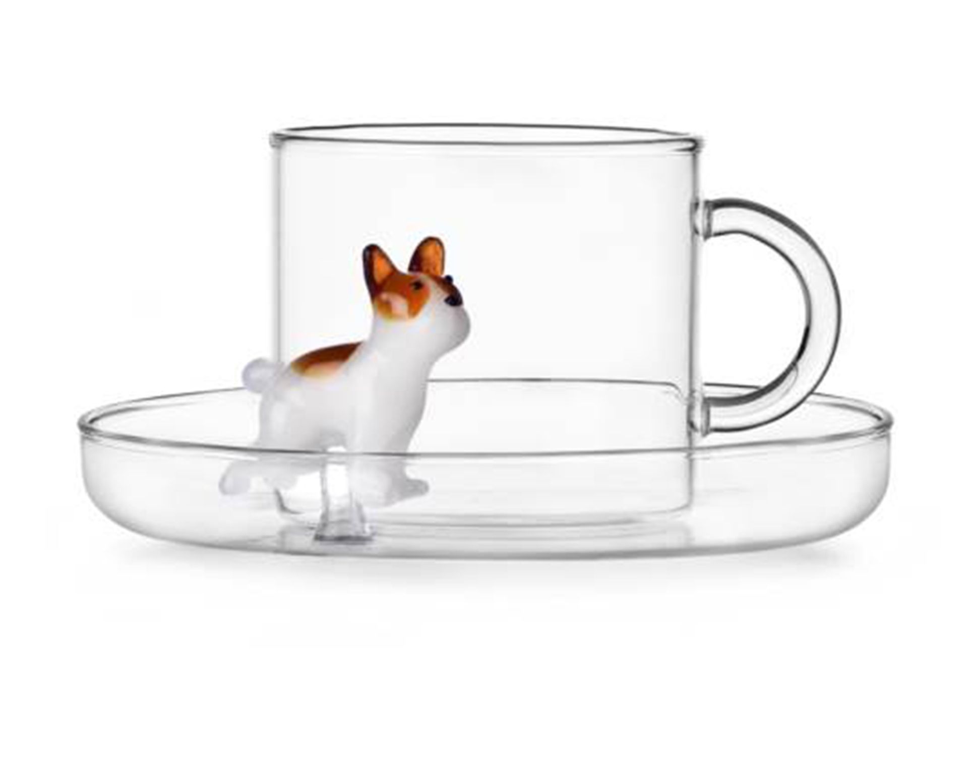 Tazza The Con Piatto Dogs French Bulldog Ichendorf