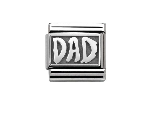 Dad composable steel and silver