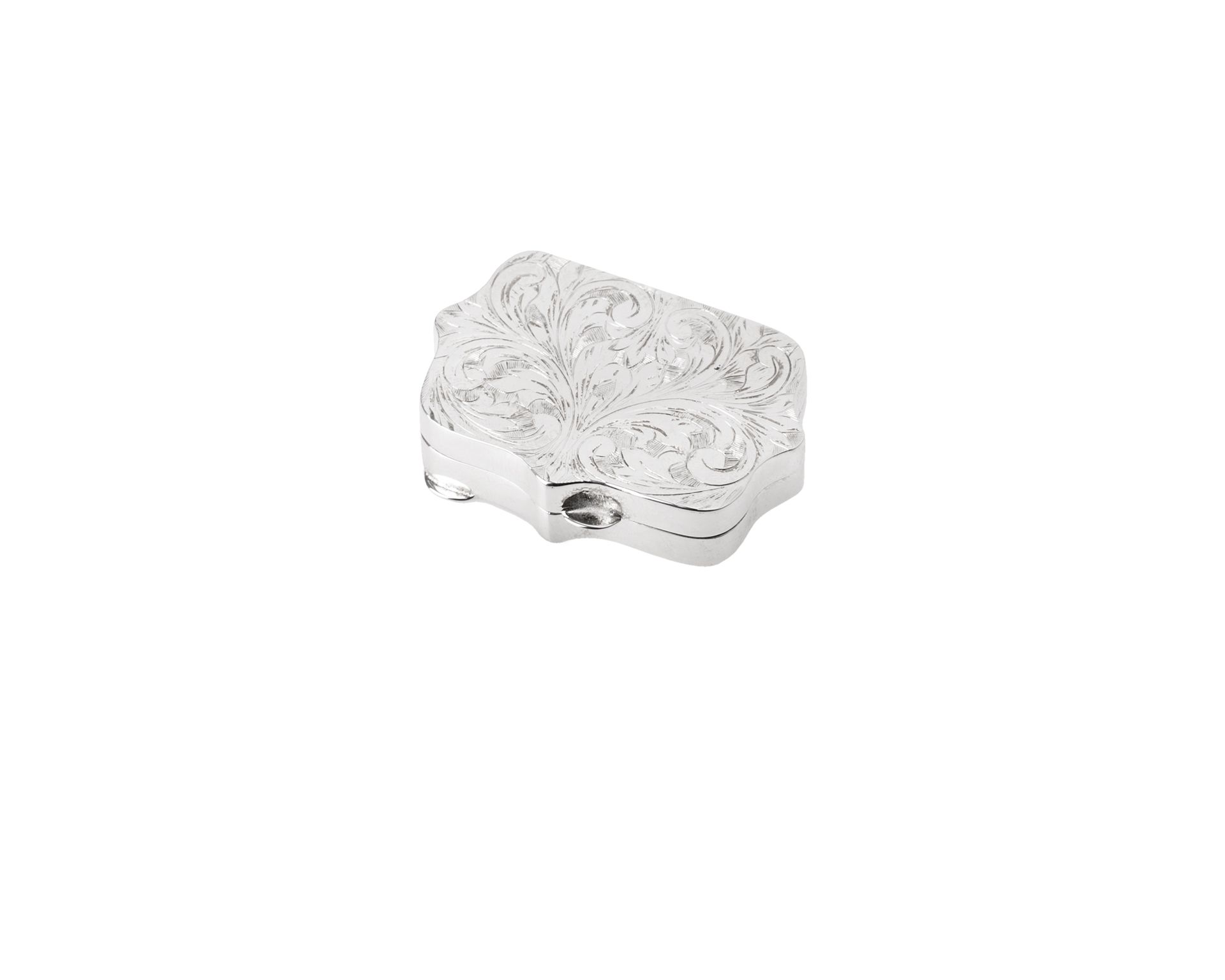 Pill Box Silver With Engraving Selezione Zanolli