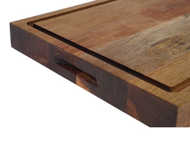 Cutting Board Wood Double Face With Grove Giannini
