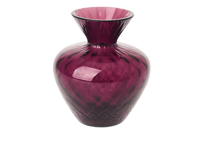 Vase gemme balloton murano glass violet