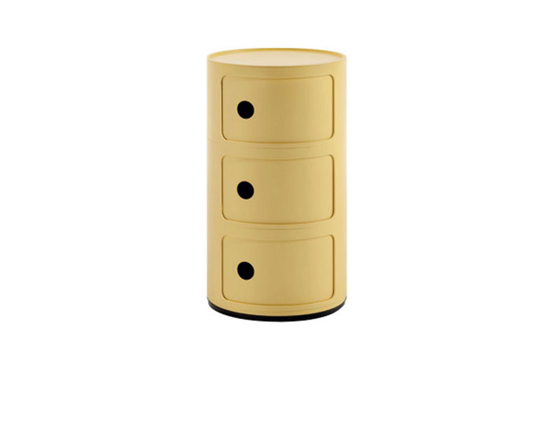 Cassettiera Componibile Bio A Tre Elementi Colore Giallo Kartell 157561 90605970gi