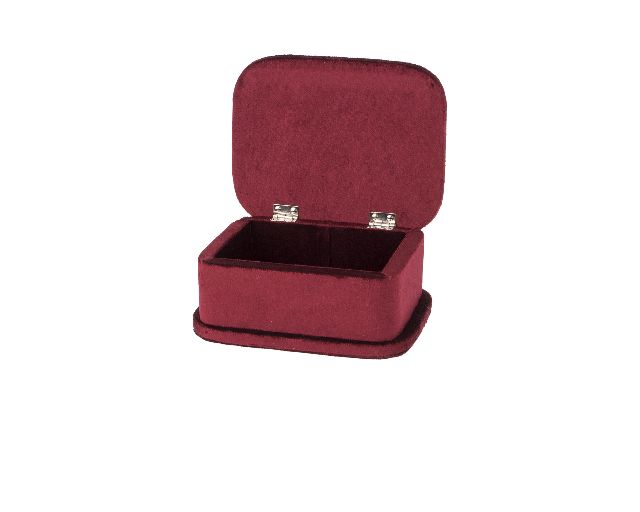 Jewellery Box Silver And Bordeaux Velvet Selezione Zanolli 8635 248sc531bo