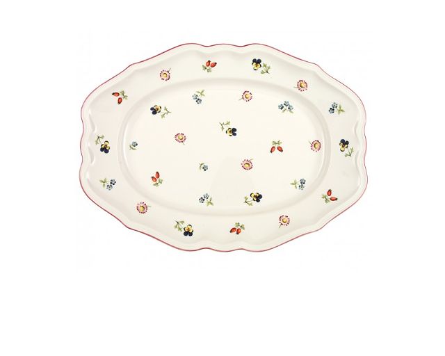 Platter petite fleur porcelain