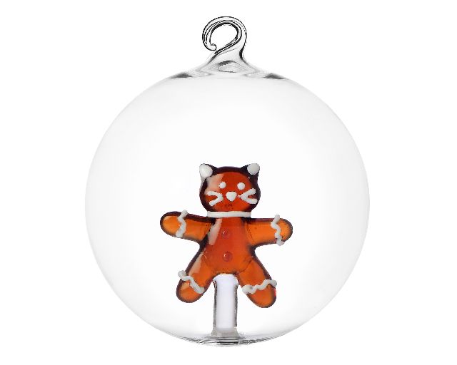 Christmas ball gingerbread cat sweet & candy