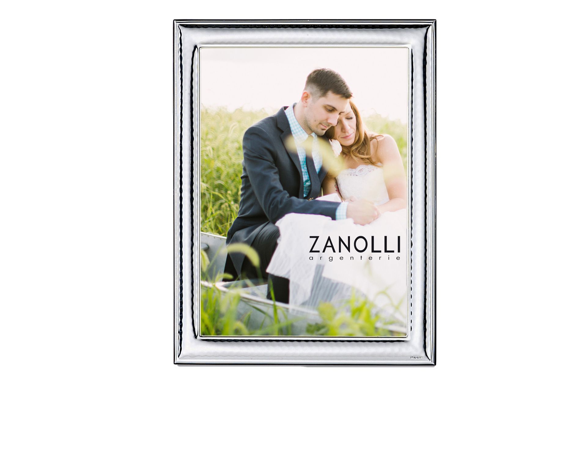 Cornice Argento Bilaminato A Fascia Lucida Selezione Zanolli 128238 4452507l