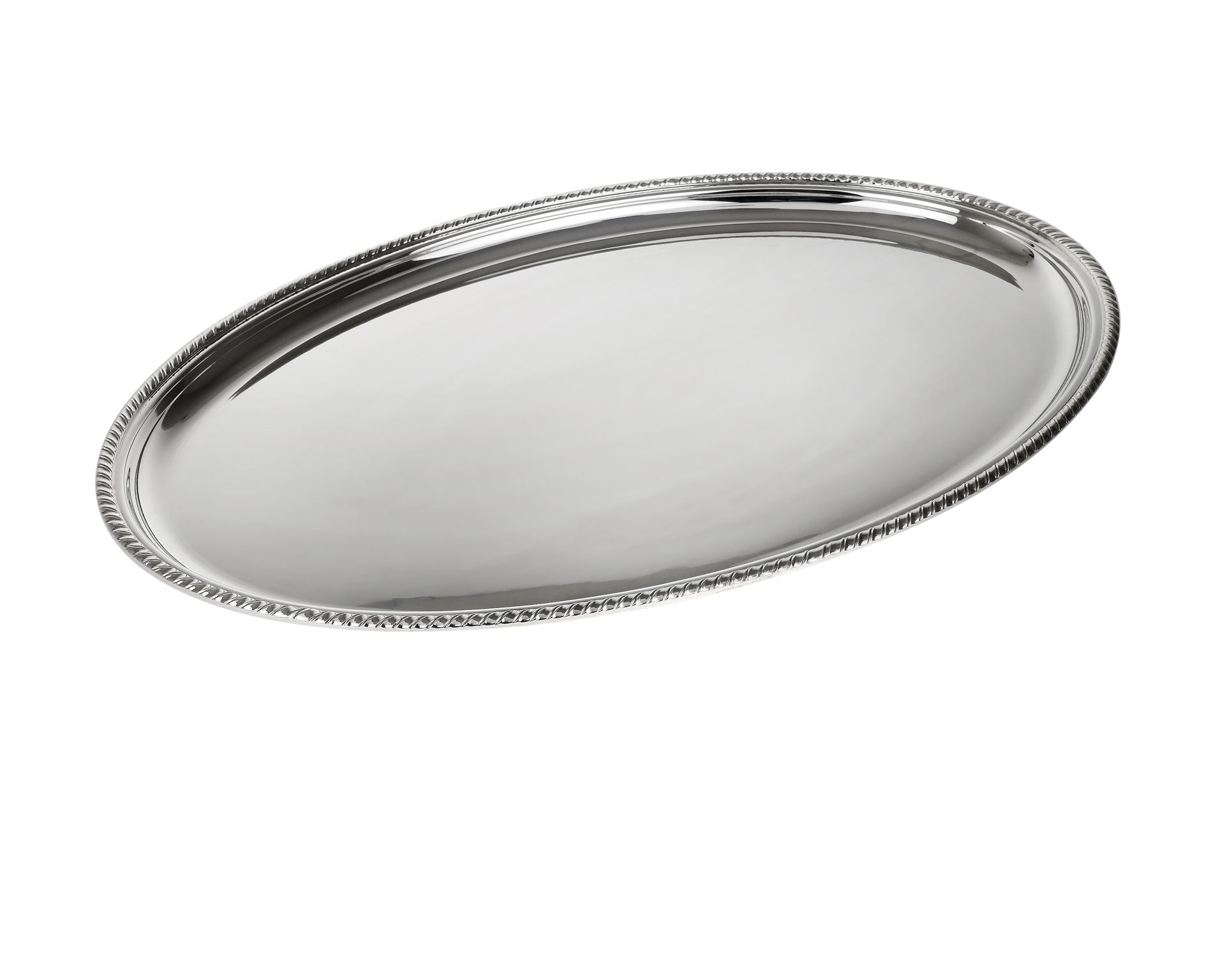 Oval Tray San Marco Silver Selezione Zanolli