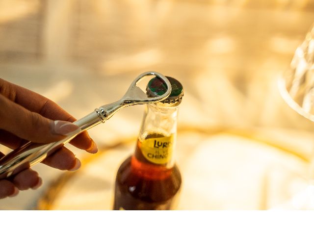 Classic Bottle Opener Elegance Silver Plated With Sugared Almonds Selezione Zanolli 171173 628702hx