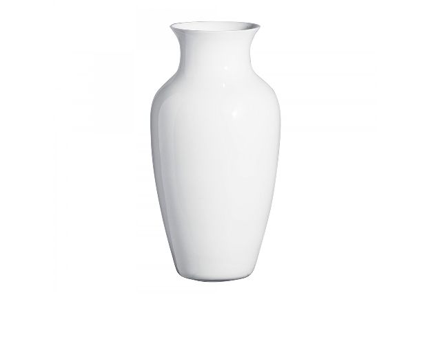 Vase i cinesi murano glass latte white white