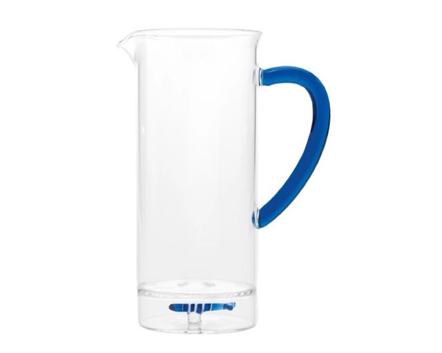 Caraffa grande teca mare sardina blu