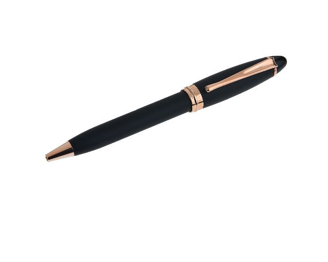 Penna a sfera ipsilon satin nera