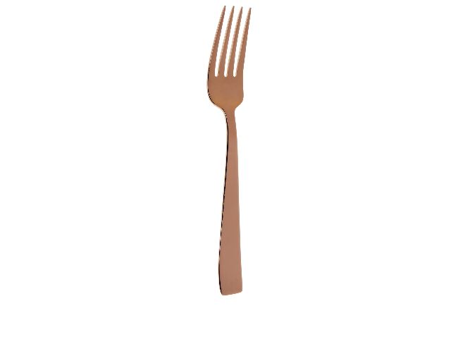 Forchetta tavola flat copper acciaio