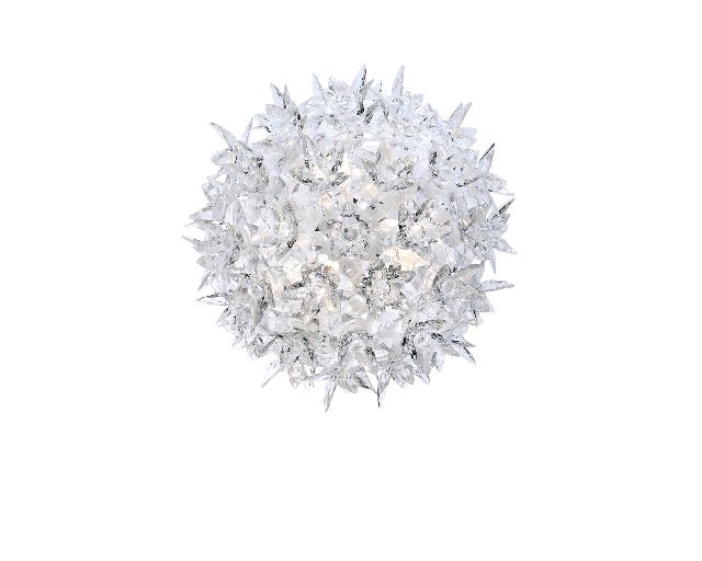 Suspension lamp bloom transparent