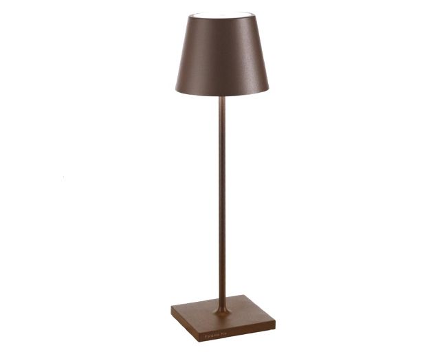 Lampada da tavolo poldina pro corten