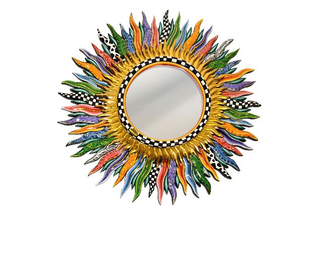 Mirror flames hand painted