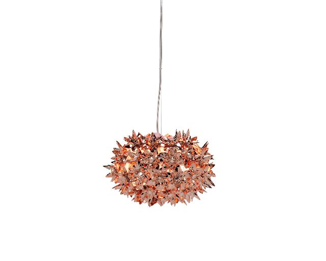 Suspension lamp bloom copper
