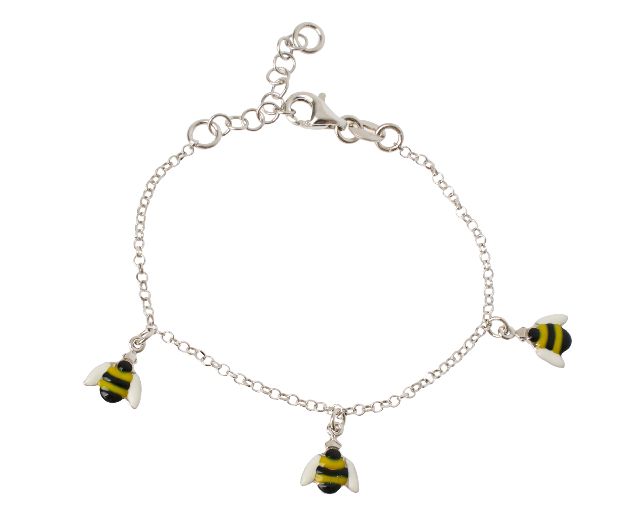 Bracciale bimba argento api