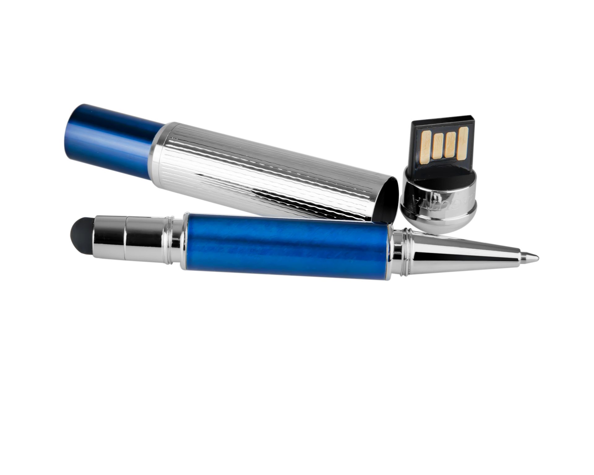 Penna A Sfera Usb Tris Blu Con Memoria 16 Giga Selezione Zanolli 126840 5921880cb
