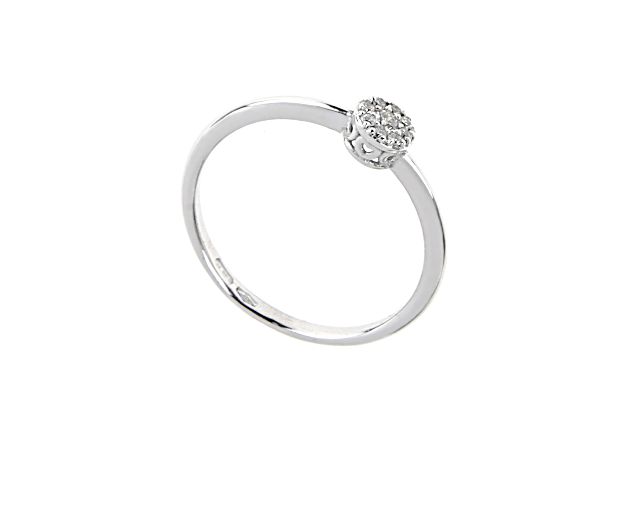 Ring gold 750‰ with diamonds