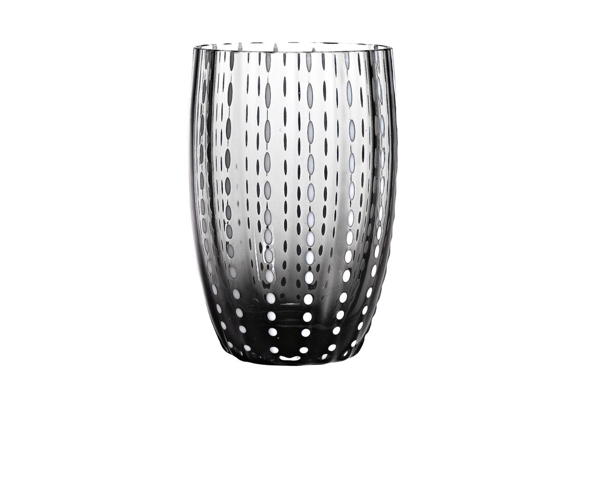 Bicchiere Tumbler Perle Grigio Zafferano 175850 978pr00109