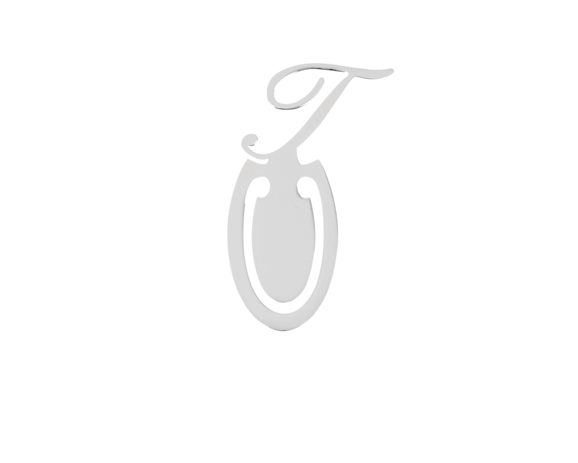 Segnalibro Argento Lettera T Selezione Zanolli 167392 964slt
