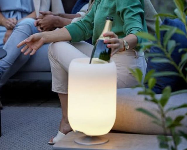 Lampada Bluetooth Glacette Atmos Brass Kooduu 190365 201ku100204ls02601