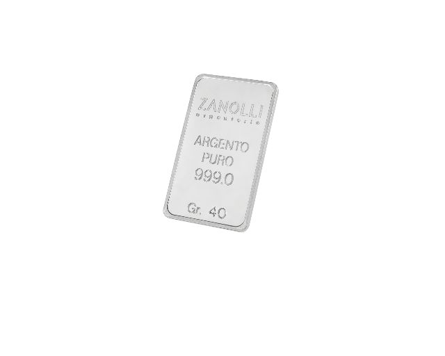Lingotto argento 40 gr