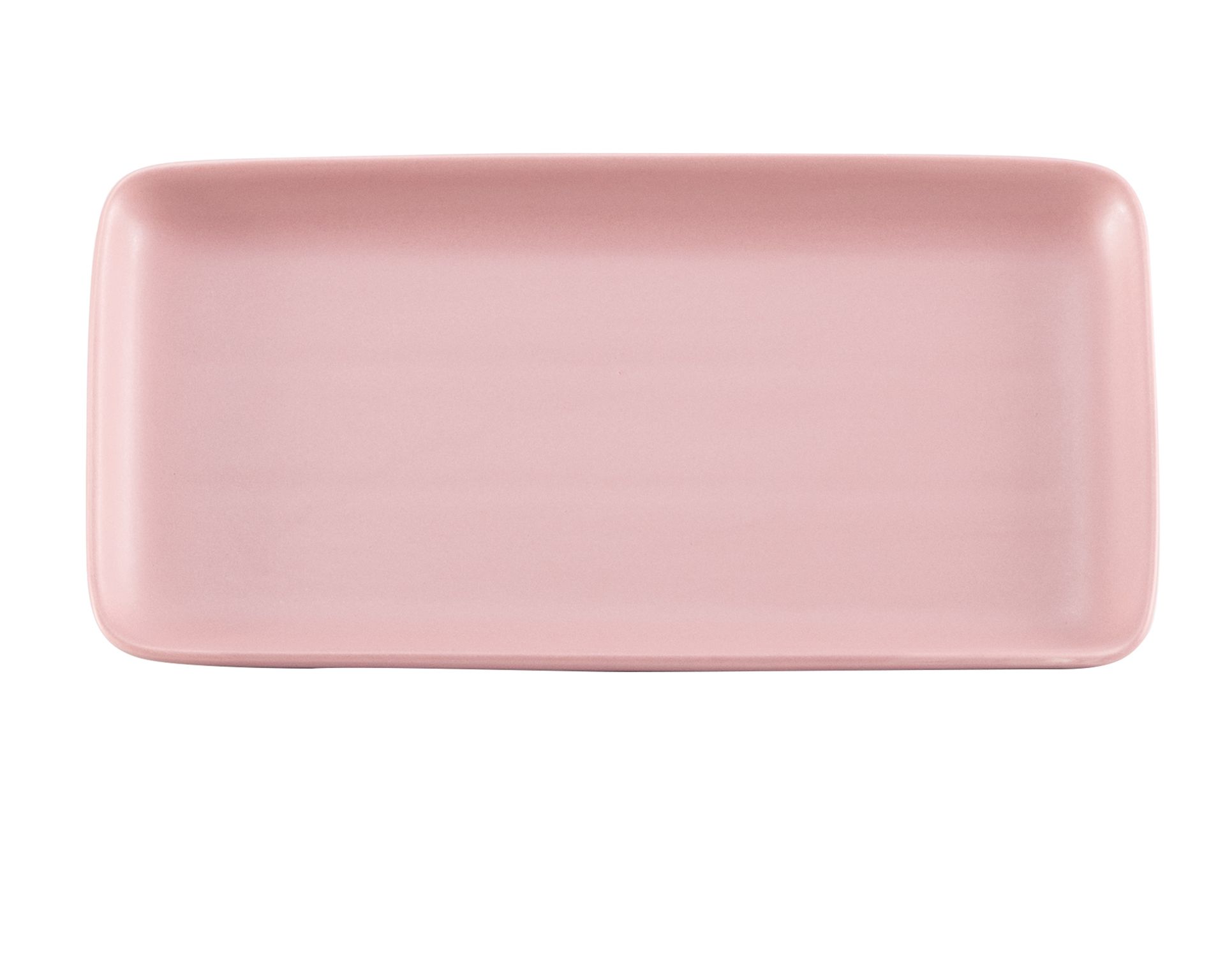 Piatto Rettangolare Levante Porcellana Rosa Antico Zafferano 186762 978lev1508