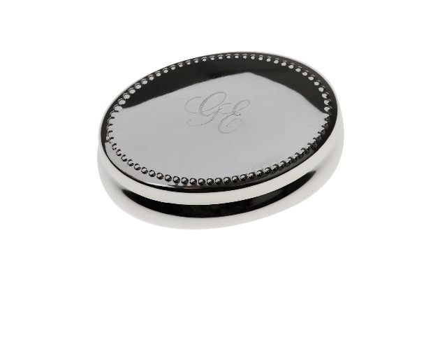 Scatolina Ovale Argento Perlinato Selezione Zanolli 28328 624a80