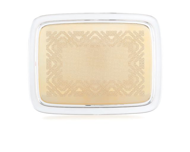 Tray teatime gold