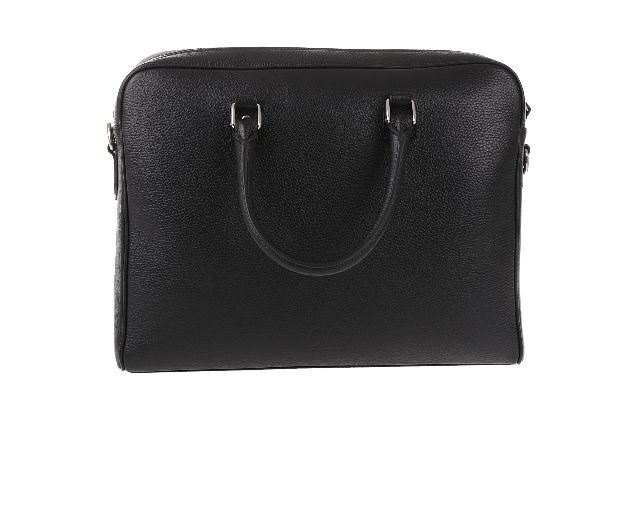 Borsa Bowling Slim Pelle Nera Selezione Zanolli 151177 9381202blk