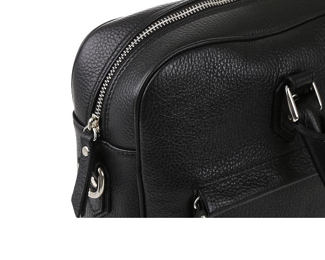 Borsa Bowling Slim Pelle Nera Selezione Zanolli 151177 9381202blk