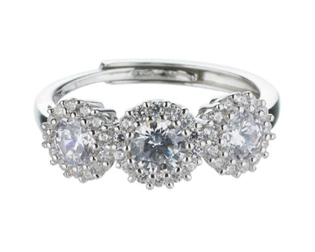 Anello argento con cubic zirconia