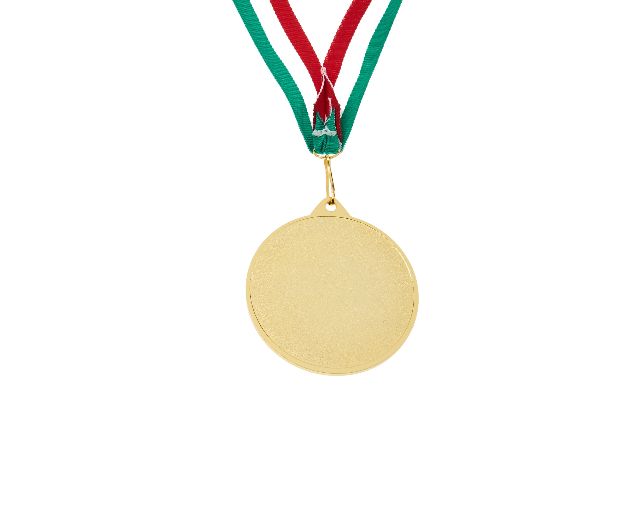 Medaglia Per Premiazioni Personalizzabile Metallo Con Finitura Dorata E Nastro Tricolore Selezione Zanolli 187971 6226060opt