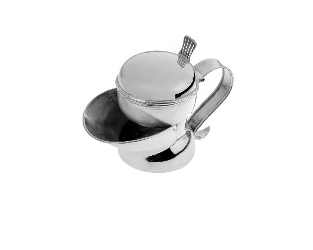 Shaving pot silver 204 grammi birmingham (gb) 1899-1900